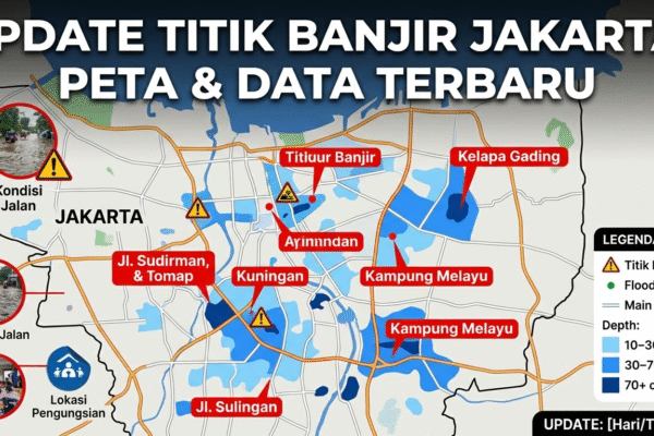 titik banjir jakarta