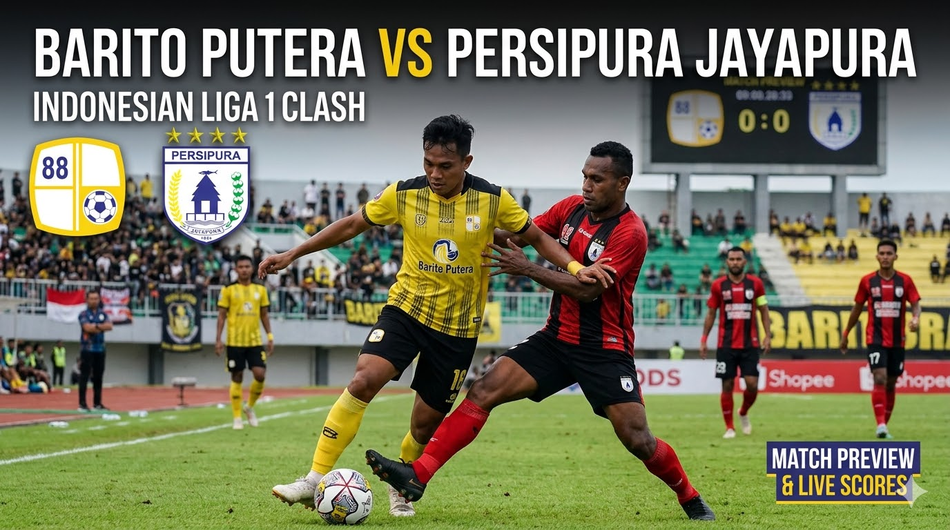 barito putera vs persipura jayapura