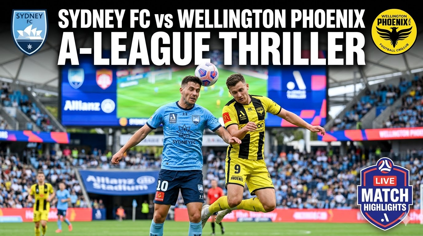 sydney fc vs wellington phoenix