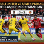 Bali United vs Semen Padang: Live Score, H2H Stats and Latest Match Analysis